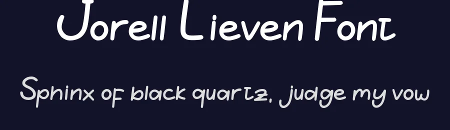Jorell Lieven Font by Javanicestudio — Decorative Font — thumbnail 2