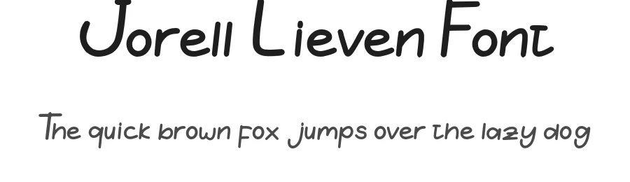 Jorell Lieven Font by Javanicestudio — Decorative Font