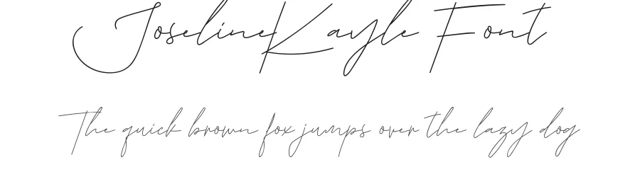 Joseline Kayle Font by RaisProject — Script Handwritten Font