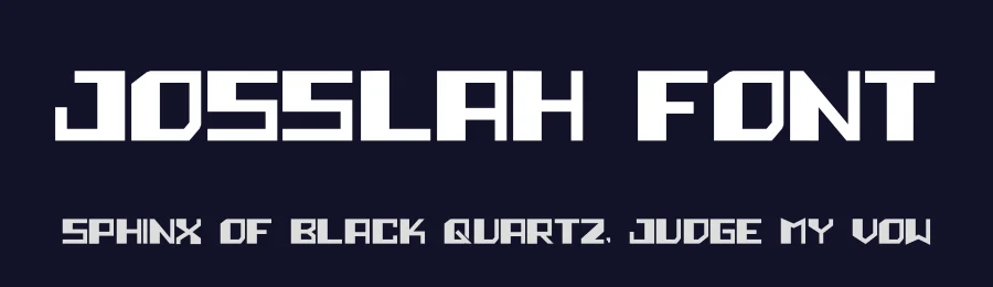 Josslah Font by hayoyuka8 — Display Font — thumbnail 2