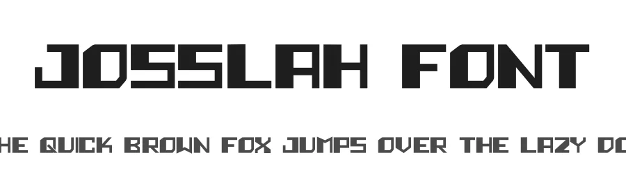 Josslah Font by hayoyuka8 — Display Font