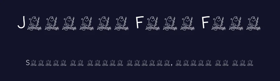 Jotling Free Font by Letterlays — Display Font — thumbnail 2