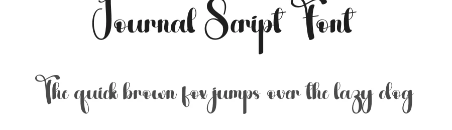 Journal Script Font by andikastudio — Script Handwritten Font