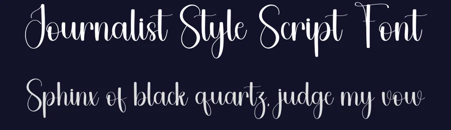 Journalist Style Script Font by freshtypeink — Script Handwritten Font — thumbnail 2