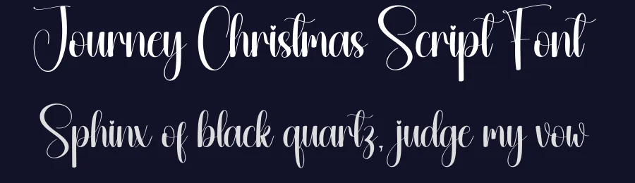 Journey Christmas Script Font by creativeletter — Script Handwritten Font — thumbnail 2
