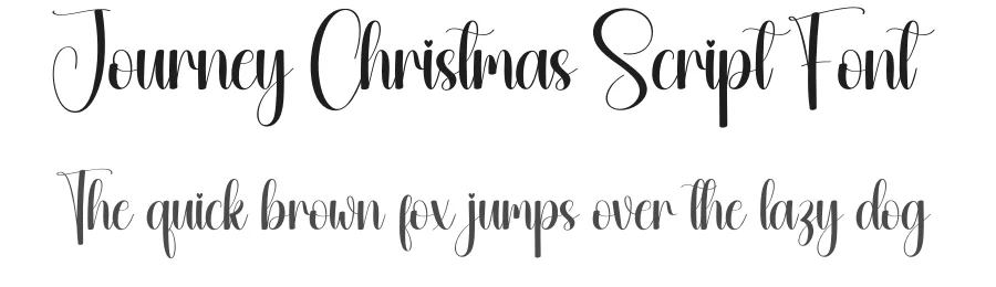 Journey Christmas Script Font by creativeletter — Script Handwritten Font
