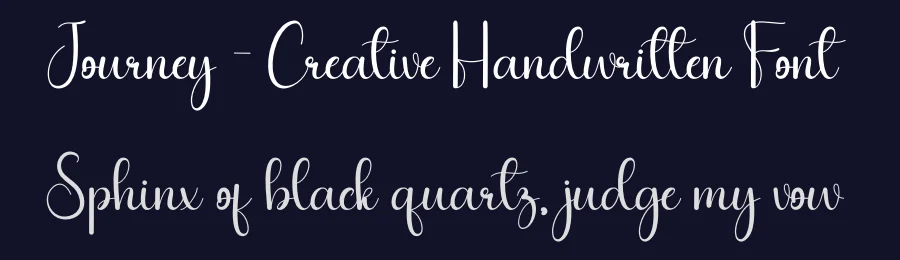 Journey – Creative Handwritten Font by andikastudio — Script Handwritten Font — thumbnail 2