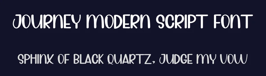 Journey Modern Script Font by inermediaSTUDIO — Display Font — thumbnail 2