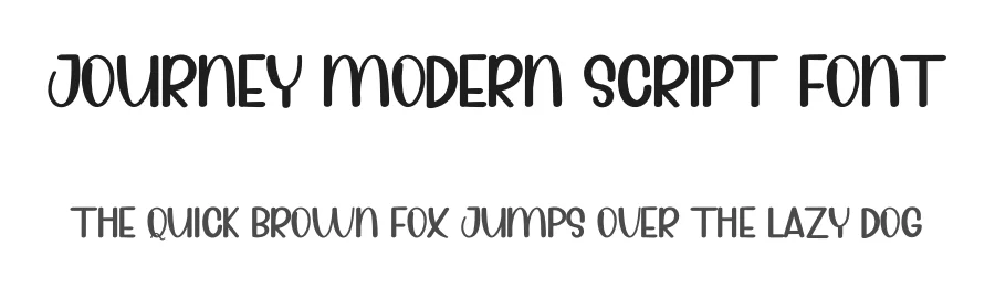 Journey Modern Script Font by inermediaSTUDIO — Display Font