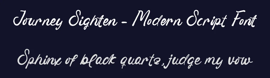 Journey Sighten – Modern Script Font by letterenastudios — Script Handwritten Font — thumbnail 2