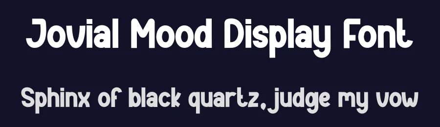 Jovial Mood Display Font by creativeletter — Display Font — thumbnail 2