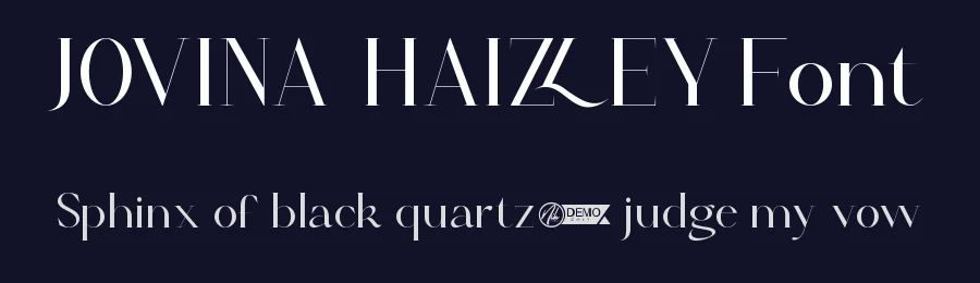 Jovina Haizley Font by nihstudio — Display Font — thumbnail 2