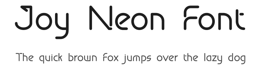 Joy Neon Font by Nuryanto Dwi — Sans Serif Font
