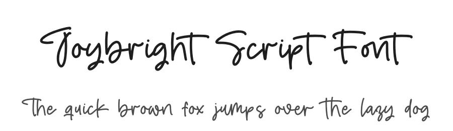 Joybright Script Font by Operatype.Co — Script Handwritten Font