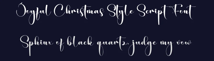 Joyful Christmas Style Script Font by creativeletter — Script Handwritten Font — thumbnail 2