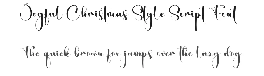 Joyful Christmas Style Script Font by creativeletter — Script Handwritten Font