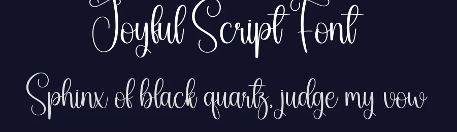 Joyful Script Font by creativeletter — Script Handwritten Font — thumbnail 2