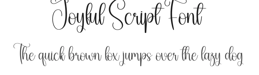 Joyful Script Font by creativeletter — Script Handwritten Font