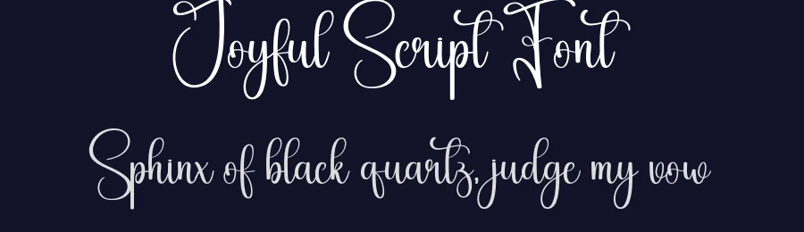Joyful Script Font by creativeletter — Script Handwritten Font — thumbnail 2