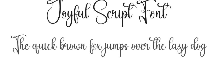 Joyful Script Font by creativeletter — Script Handwritten Font