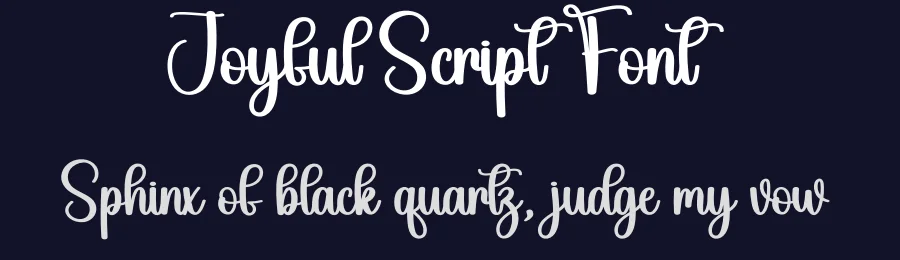 Joyful Script Font by creativeletter — Script Handwritten Font — thumbnail 2