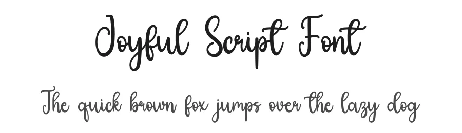 Joyful Script Font by inermediaSTUDIO — Script Handwritten Font
