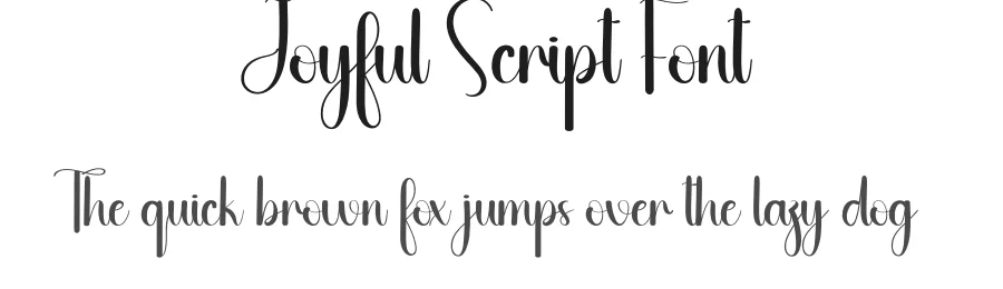 Joyful Script Font by andikastudio — Script Handwritten Font