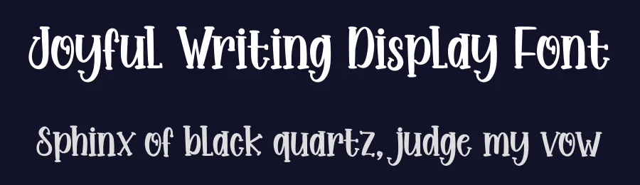 Joyful Writing Display Font by inermediaSTUDIO — Display Font — thumbnail 2