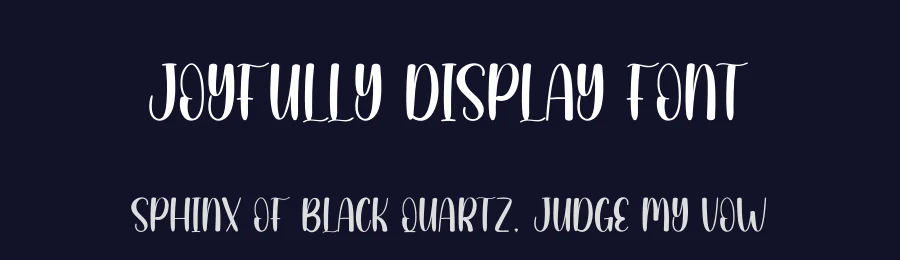 Joyfully Display Font by andikastudio — Display Font — thumbnail 2