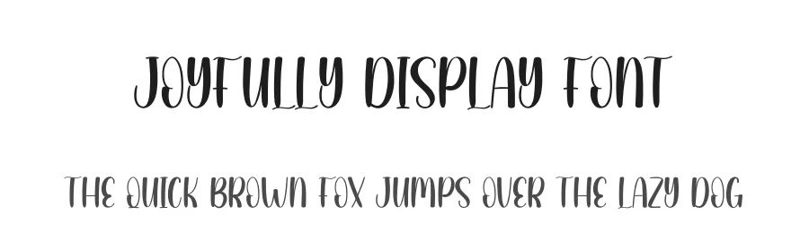 Joyfully Display Font by andikastudio — Display Font