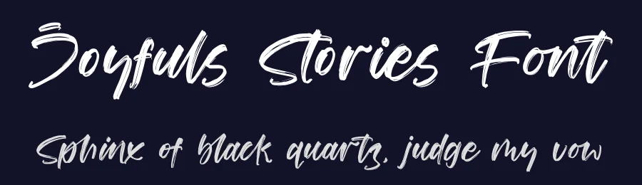 Joyfuls Stories Font by stylishtype.co — Script Handwritten Font — thumbnail 2