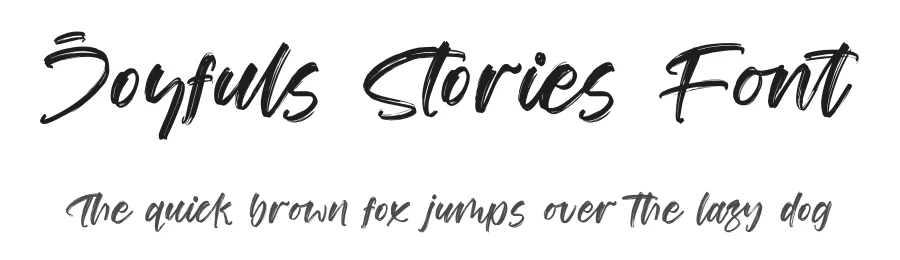 Joyfuls Stories Font by stylishtype.co — Script Handwritten Font