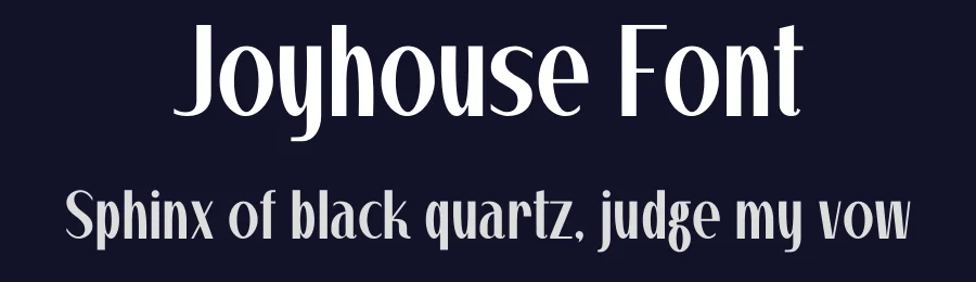 Joyhouse Font by Marvadesign — Display Font — thumbnail 2