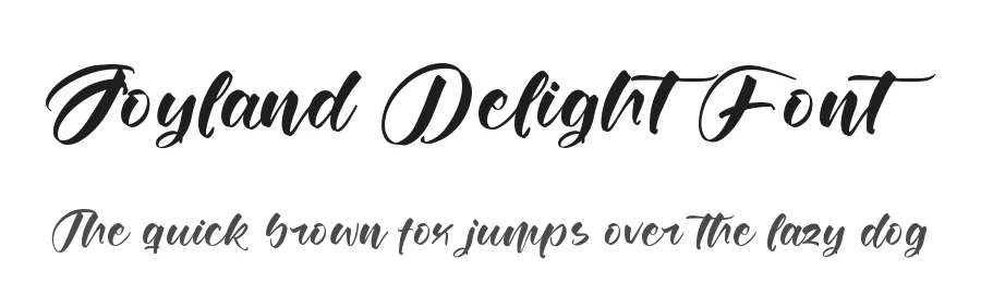 Joyland Delight Font by stylishtype.co — Script Handwritten Font