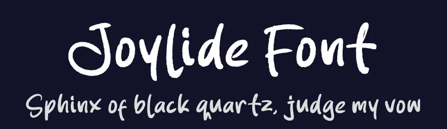 Joylide Font by glorytype — Script Handwritten Font — thumbnail 2