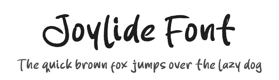 Joylide Font by glorytype — Script Handwritten Font