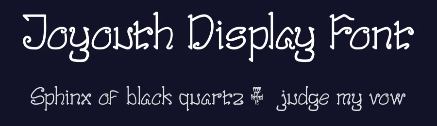 Joyouth Display Font by El - Marawe DSGN — Decorative Font — thumbnail 2