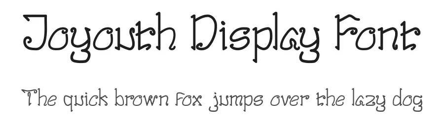 Joyouth Display Font by El - Marawe DSGN — Decorative Font