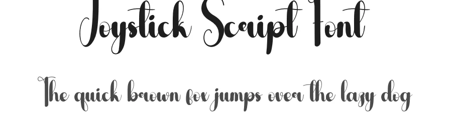 Joystick Script Font by andikastudio — Script Handwritten Font
