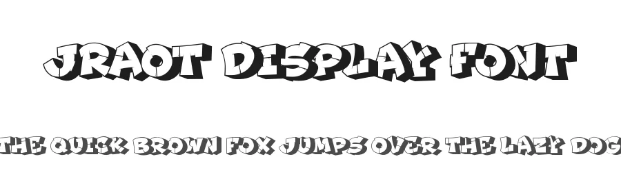 Jraot Display Font by Cikareotype Studio — Display Font