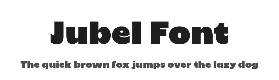 Jubel Font by Type of Feeling — Sans Serif Font