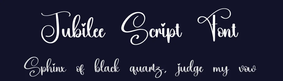 Jubilee Script Font by creativeletter — Script Handwritten Font — thumbnail 2