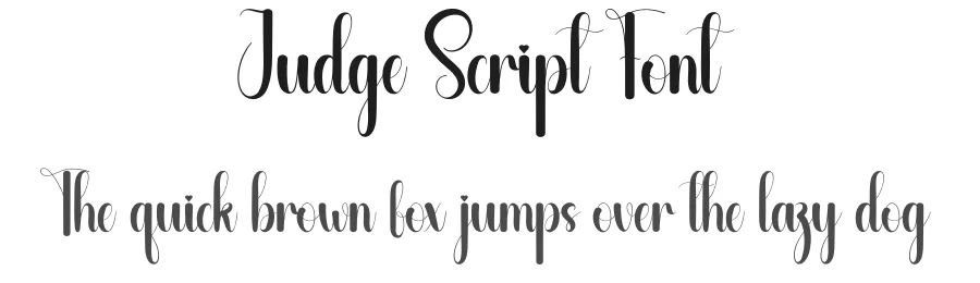 Judge Script Font by andikastudio — Script Handwritten Font
