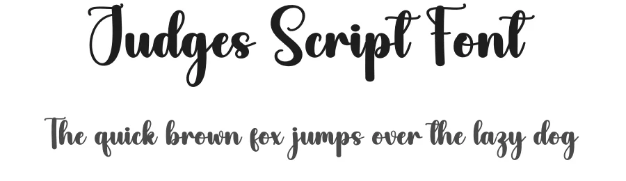 Judges Script Font by creativeletter — Script Handwritten Font
