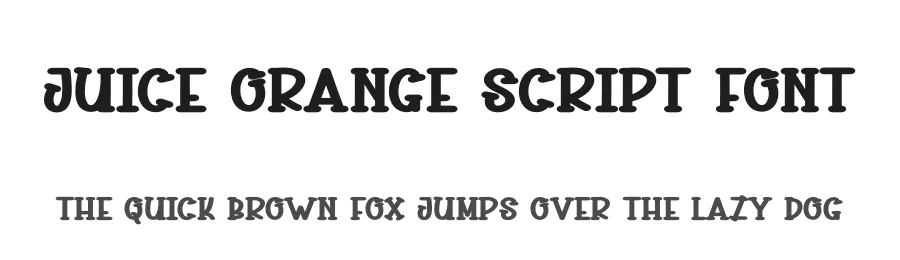 Juice Orange Script Font by andikastudio — Display Font