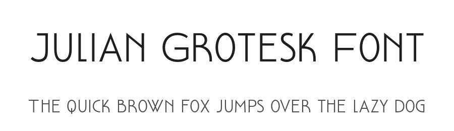 Julian Grotesk Font by Simon Dunford — Sans Serif Font
