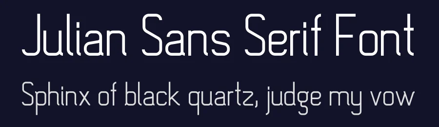 Julian Sans Serif Font by hausxbrands — Sans Serif Font — thumbnail 2