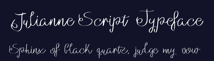 Julianne Script Typeface by ZeStudio — Script Handwritten Font — thumbnail 2