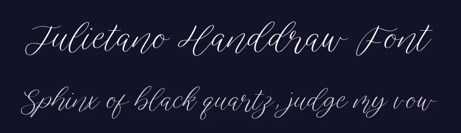 Julietano Handdraw Font by balpirick — Script Handwritten Font — thumbnail 2