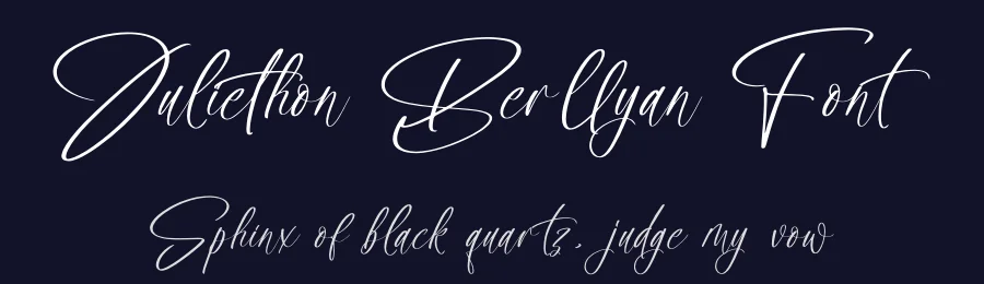 Juliethon Berllyan Font by letterenastudios — Script Handwritten Font — thumbnail 2